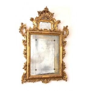 Miroir doré Louis XVI