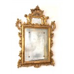 French Louis XVI gilded mirror