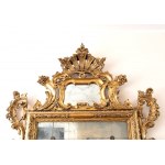 French Louis XVI gilded mirror