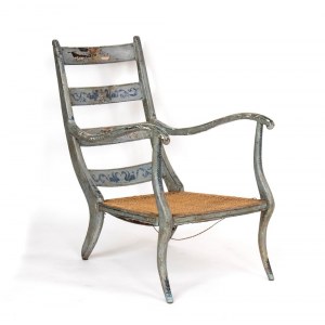 Fauteuil italien laqué, Luigi XVI