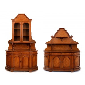 A pair of French Louis Philippe sideboards