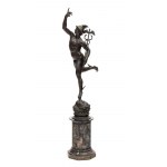 Italian bronze sculpture depicting Hermes