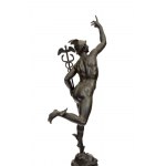 Sculpture italienne en bronze représentant Hermès