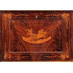 Secrétaire Empire hollandais marqueté