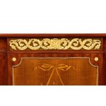French mahogany cabinet in Louis XVI style