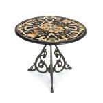 Italian inlaid marble table