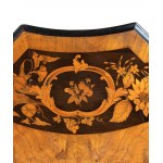 English Victorian inlaid sail table