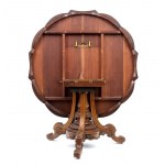 English Victorian inlaid sail table