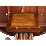 English Victorian inlaid sail table