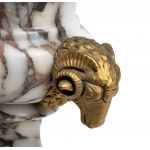 Paire de petits vases italiens en marbre Gran Tour