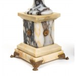 Paire de petits vases italiens en marbre Gran Tour