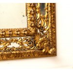 Italian carved wooden mirror