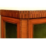 French inlaid showcase