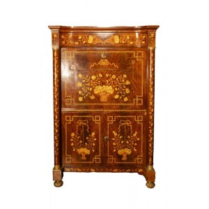 Inlaid Dutch Empire Secretaire