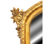 Miroir doré Napoléon III