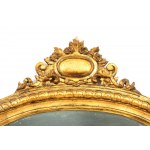 Miroir doré Napoléon III