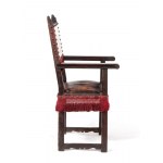 A pair of Italian armchairs