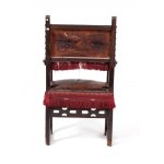A pair of Italian armchairs