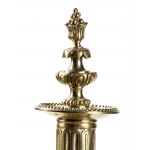 A pair of French Napoleon III° gilded bronze candelabra