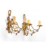 MAISON CHARLES, A pair of French wall lights
