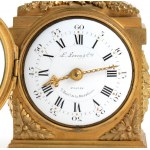 L. LEROY, A French bronze Officier's travel clock pendulum