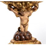 A pair of gilded Italian ostensories