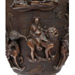 Japanese bronze vase