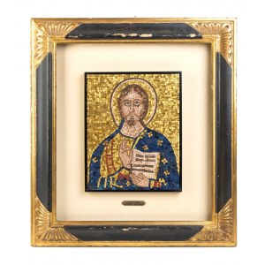 Rev. Fabbrica di S. Pietro in Vaticano / Studio del Mosaico, mosaïque italienne représentant le Christ