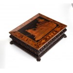 Boîte italienne en marqueterie, Louis XVI
