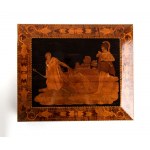 Boîte italienne en marqueterie, Louis XVI