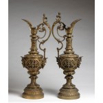 Antonio Pandiani ( 1838 - 1928 ), Italian gilded triptych