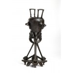 Paire de vases en bronze Art Nouveau
