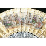 French mother-of-pearl hand fan