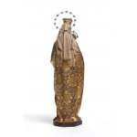 Italian sculpture depicting Madonna and Child