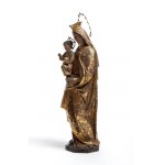 Italian sculpture depicting Madonna and Child
