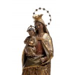 Italian sculpture depicting Madonna and Child