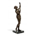 Italian female bronze sculpture