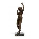 Italian female bronze sculpture