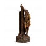 French Art Nouveau terracotta sculpture
