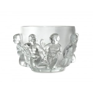 RENÉ JULES LALIQUE ( 1860 - 1945 ), Luxembourg Crystal Vase
