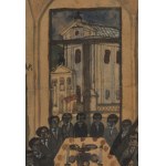 Nikifor Krynicki (1895 Krynica - 1968 Folusz), Uczta malarzy, lata 20. XX w.