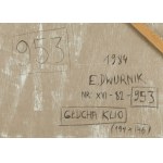 Edward Dwurnik (1943 Radzymin - 2018 Varsovie), Głucha Klio du cycle Robotnicy, 1984