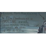 Edward Dwurnik (1943 Radzymin - 2018 Warszawa), Opoczno z cyklu Podróże autostopem, 1977