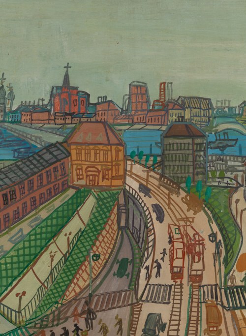Edward Dwurnik (1943 Radzymin - 2018 Warszawa), Trasa W-Z, 1966