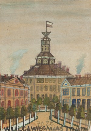 Nikifor Krynicki (1895 Krynica - 1968 Folusz), Urząd w Krynicy, lata 50. XX w.