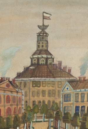 Nikifor Krynicki (1895 Krynica - 1968 Folusz), Urząd w Krynicy, lata 50. XX w.