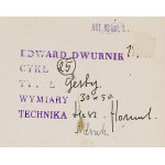 Edward Dwurnik (1943 Radzymin - 2018 Warszawa), Gesty z cyklu 25, II poł. XX w.