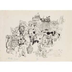 Edward Dwurnik (1943 Radzymin - 2018 Varsovie), Young Wine de la série Wiosna, 1969