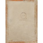 Nikifor Krynicki (1895 Krynica - 1968 Folusz), biskup mířící do kostela, 50. léta 20. století.
