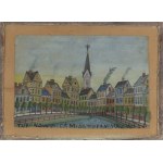 Nikifor Krynicki (1895 Krynica - 1968 Folusz), Vue de Tarnów, années 1940.